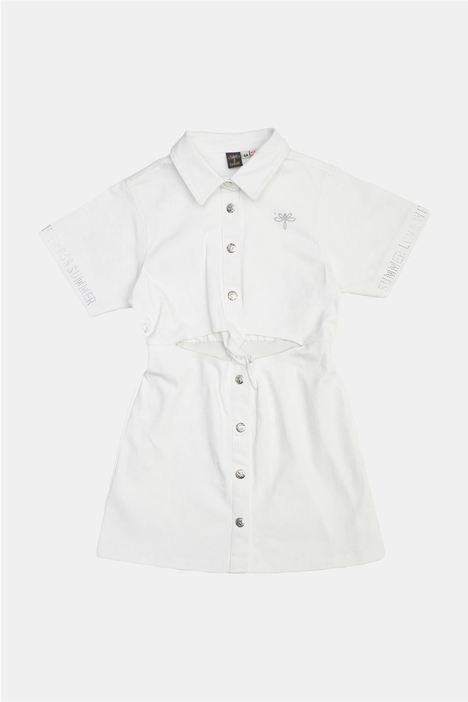 Girl White Dress - BgStore