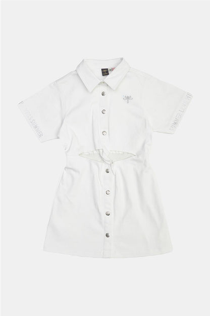 Girl White Dress - BgStore