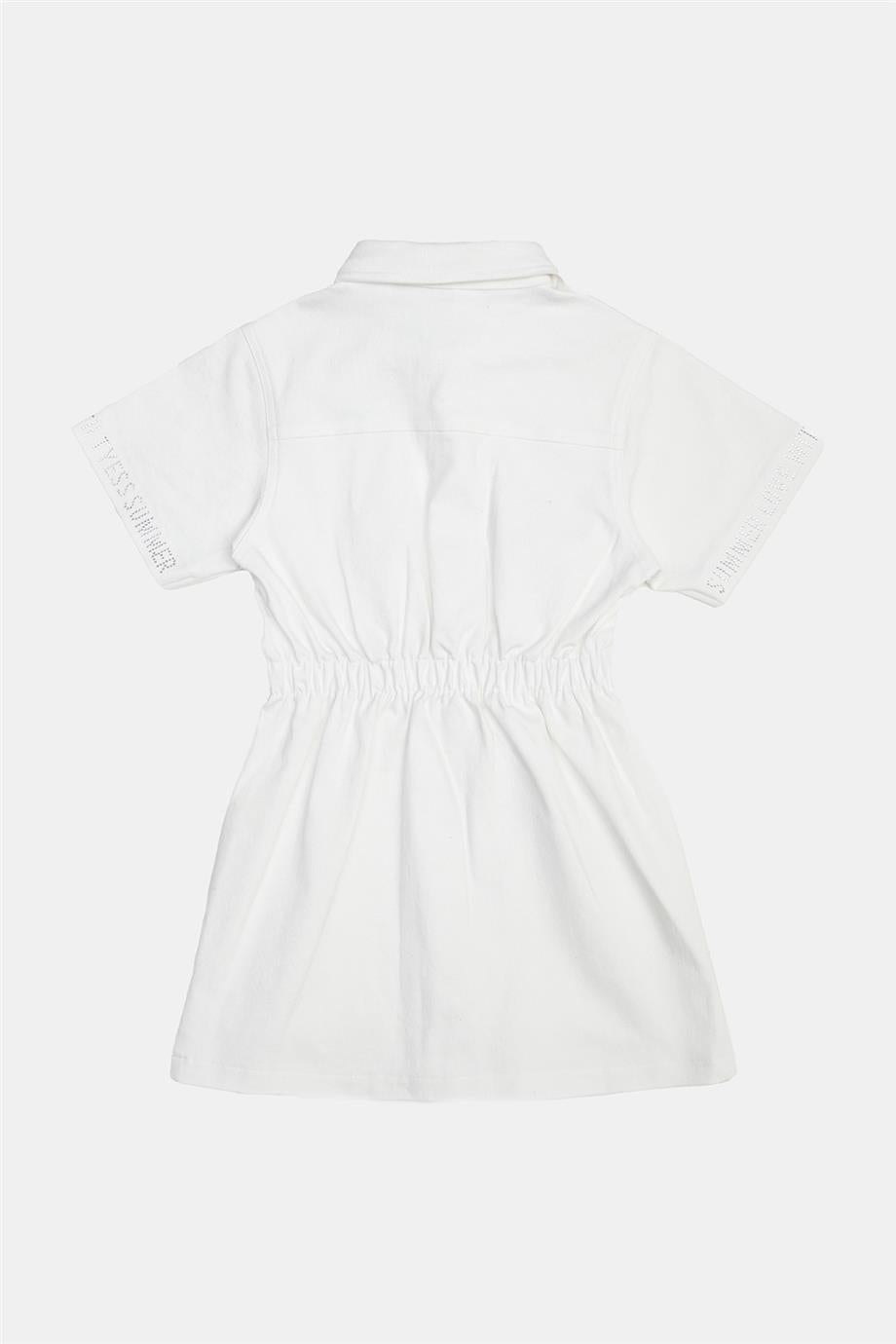 Girl White Dress - BgStore