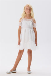 Girl White Dress - BgStore