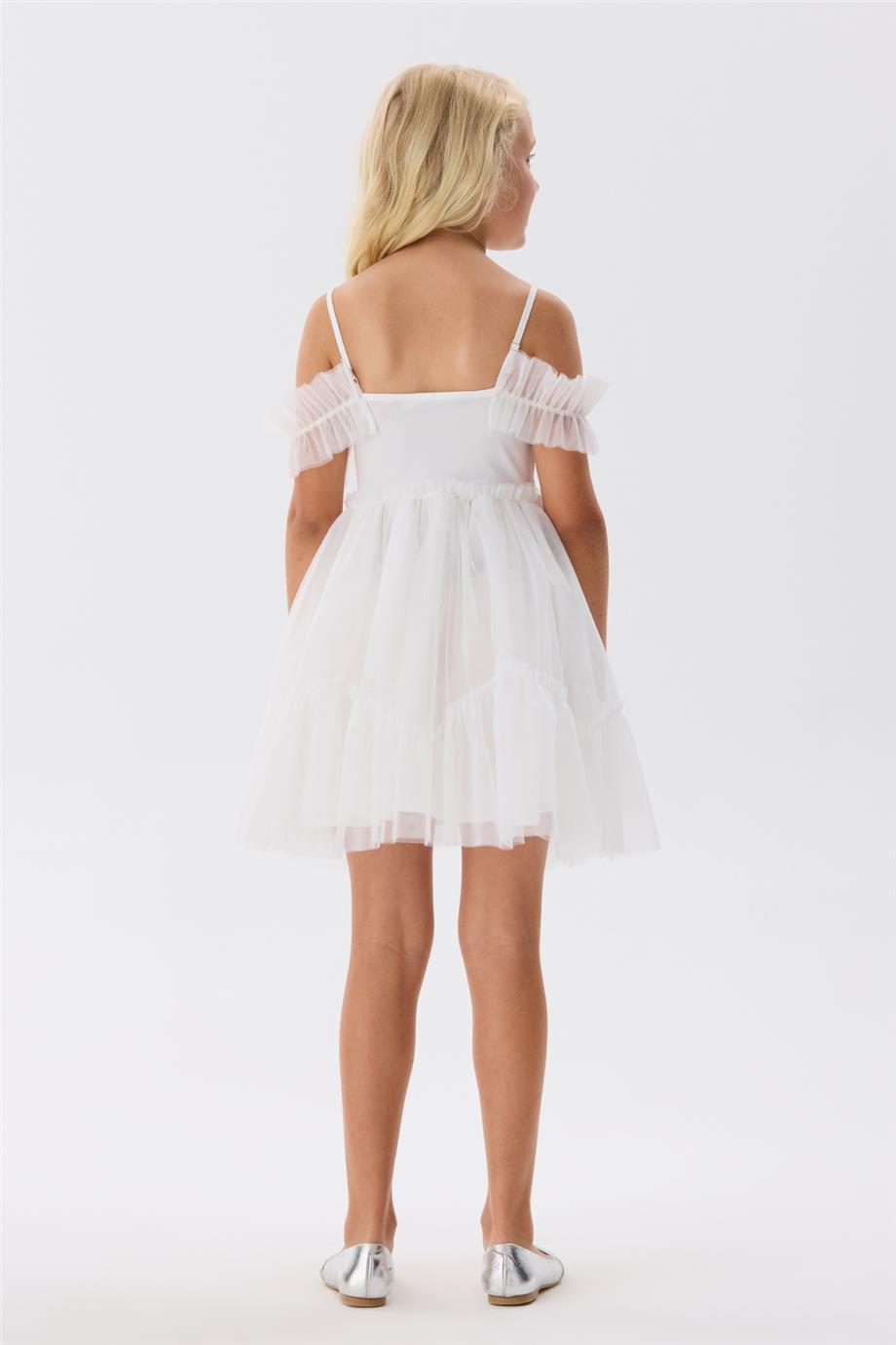 Girl White Dress - BgStore