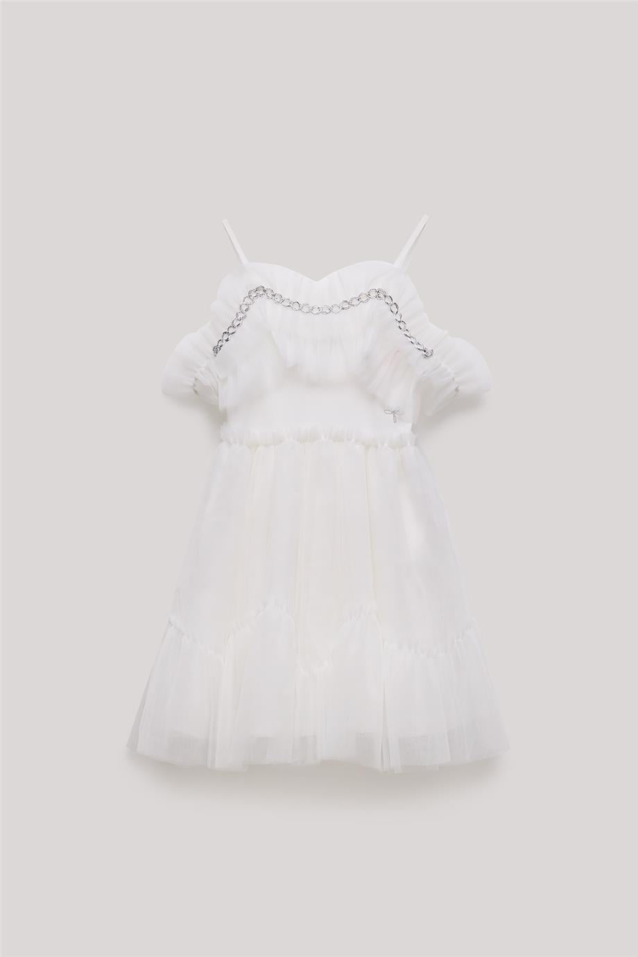 Girl White Dress - BgStore