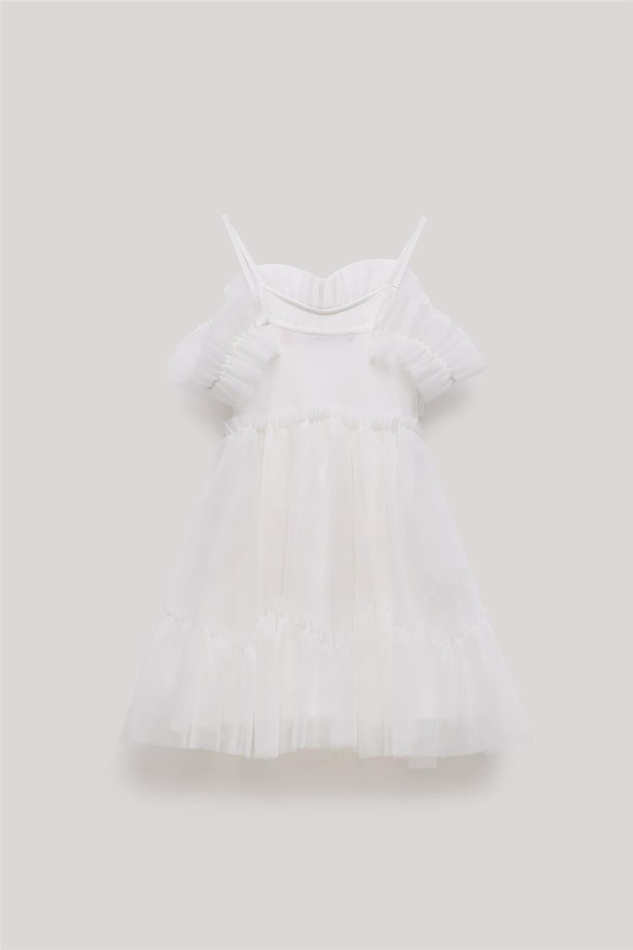 Girl White Dress - BgStore