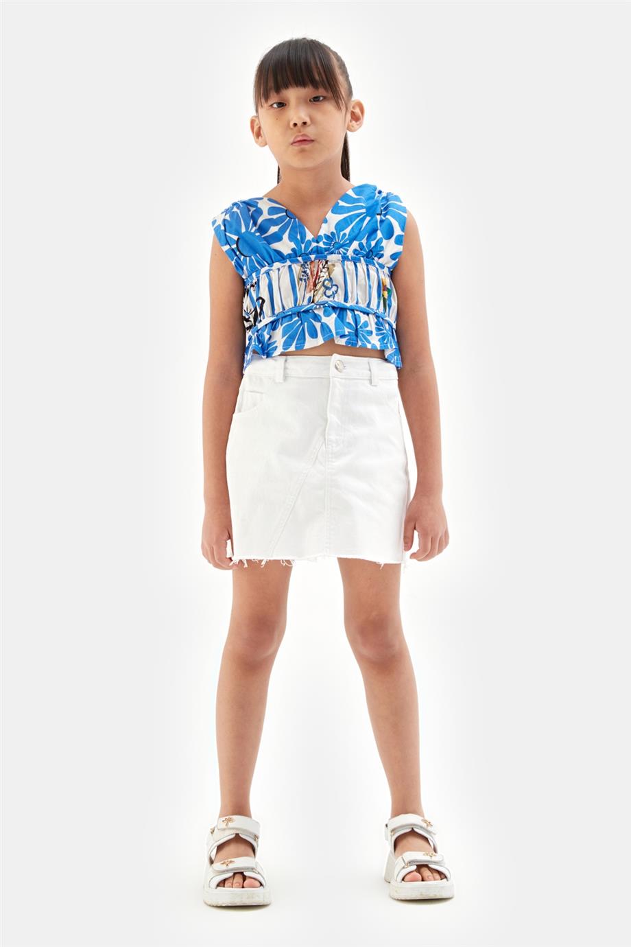 Girl White Skirt - BgStore