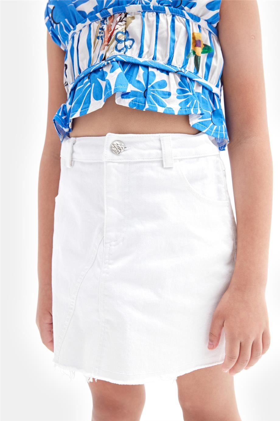 Girl White Skirt - BgStore