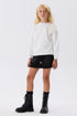 Girl White Sweatshirt - BgStore