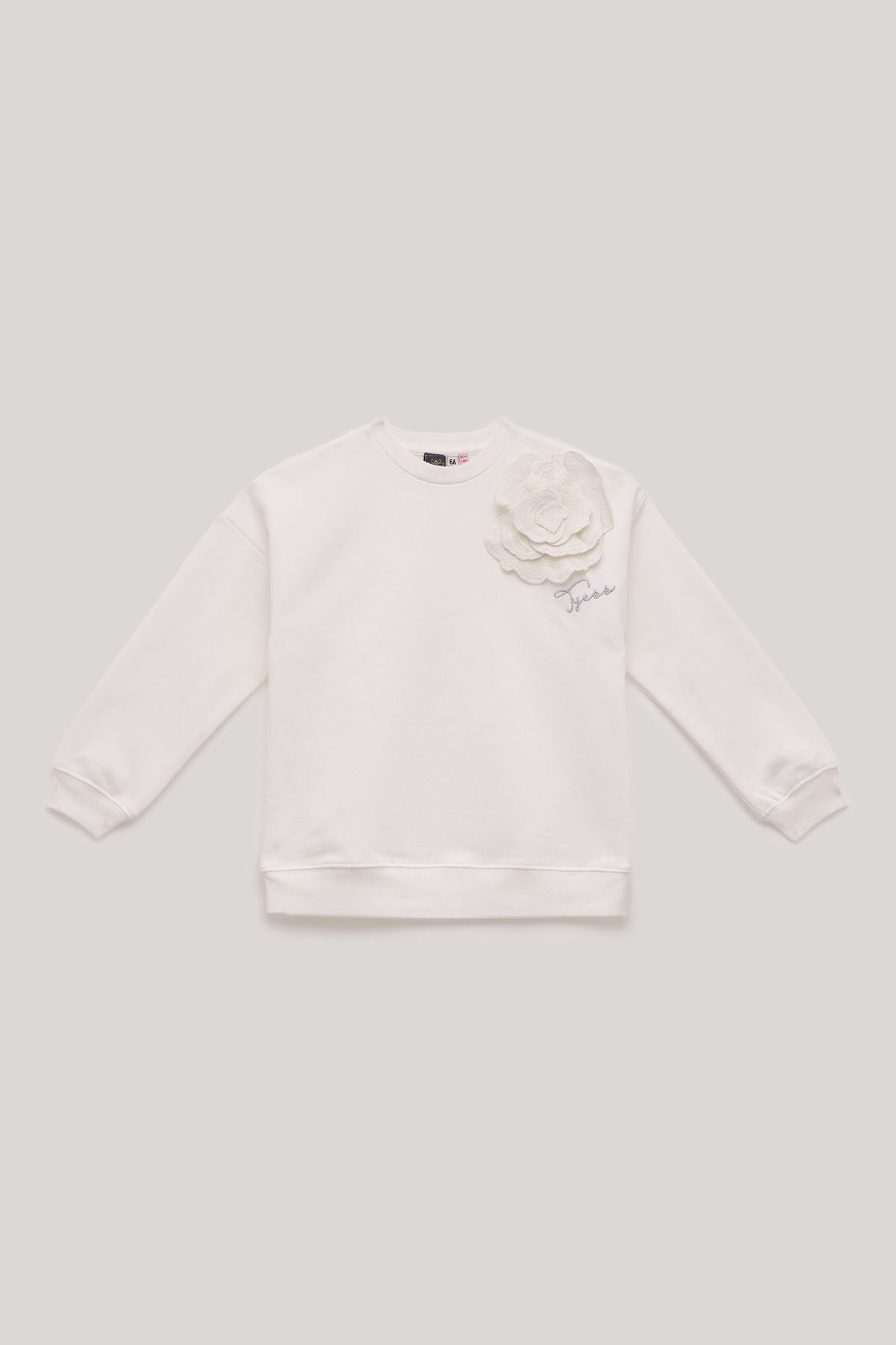 Girl White Sweatshirt - BgStore