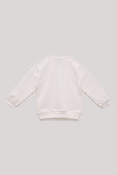 Girl White Sweatshirt - BgStore