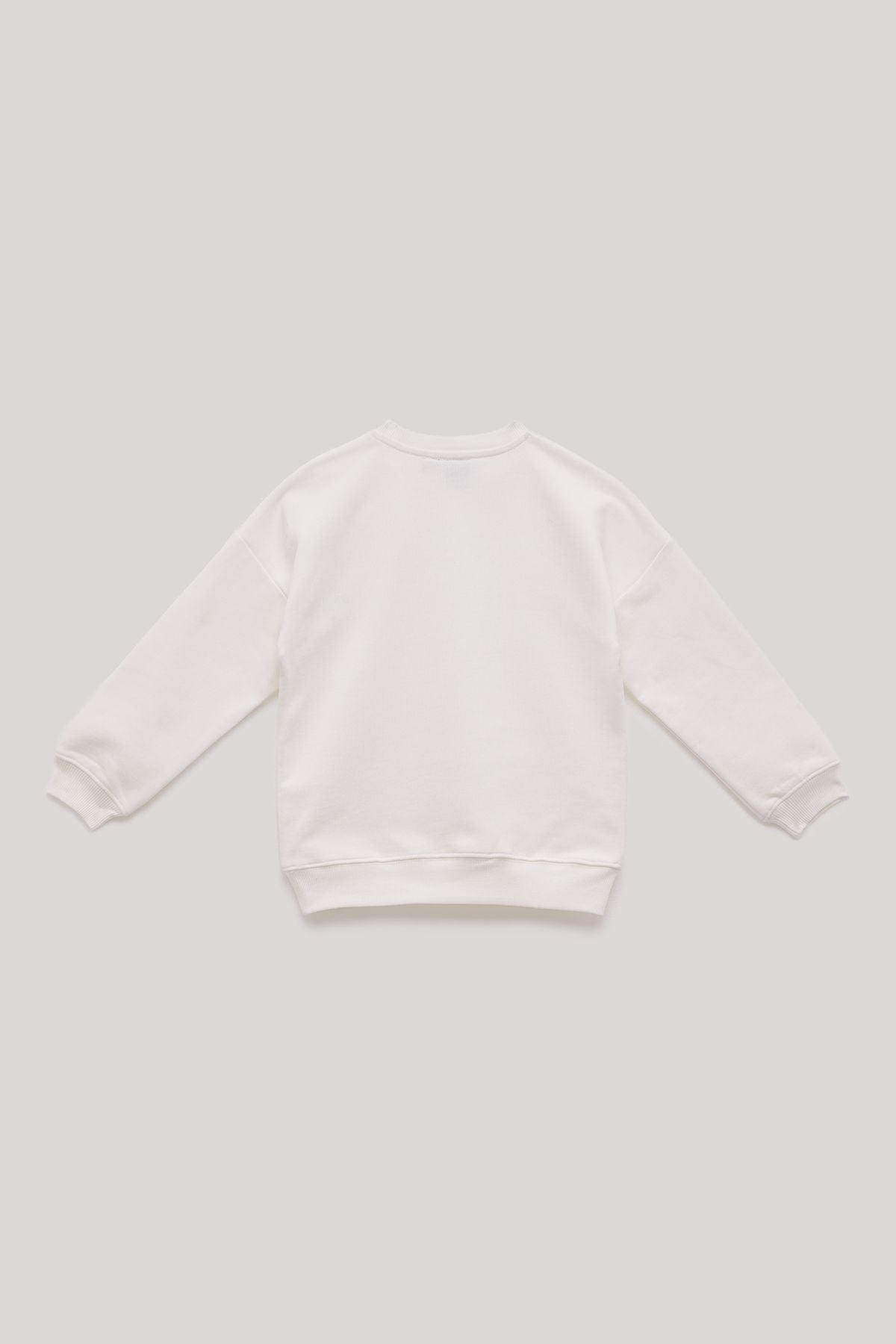 Girl White Sweatshirt - BgStore