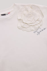 Girl White Sweatshirt - BgStore