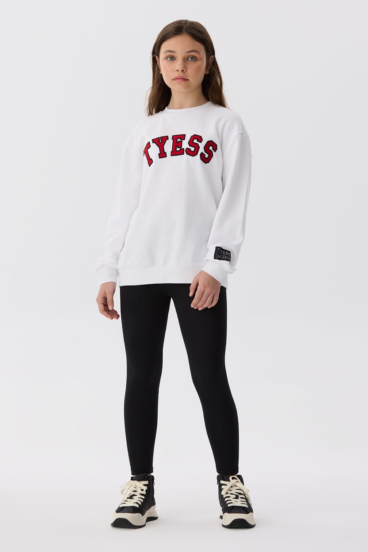 Girl White Sweatshirt - BgStore