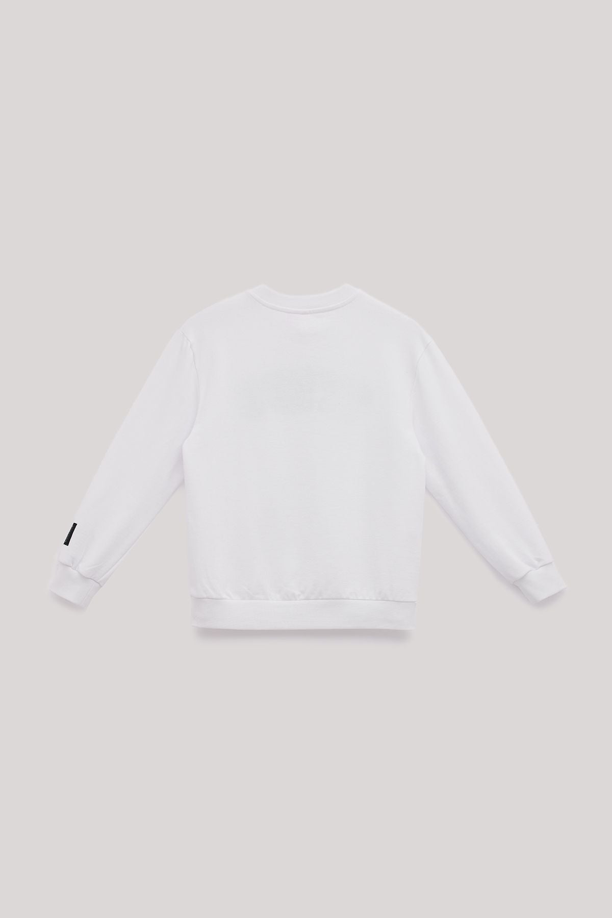 Girl White Sweatshirt - BgStore