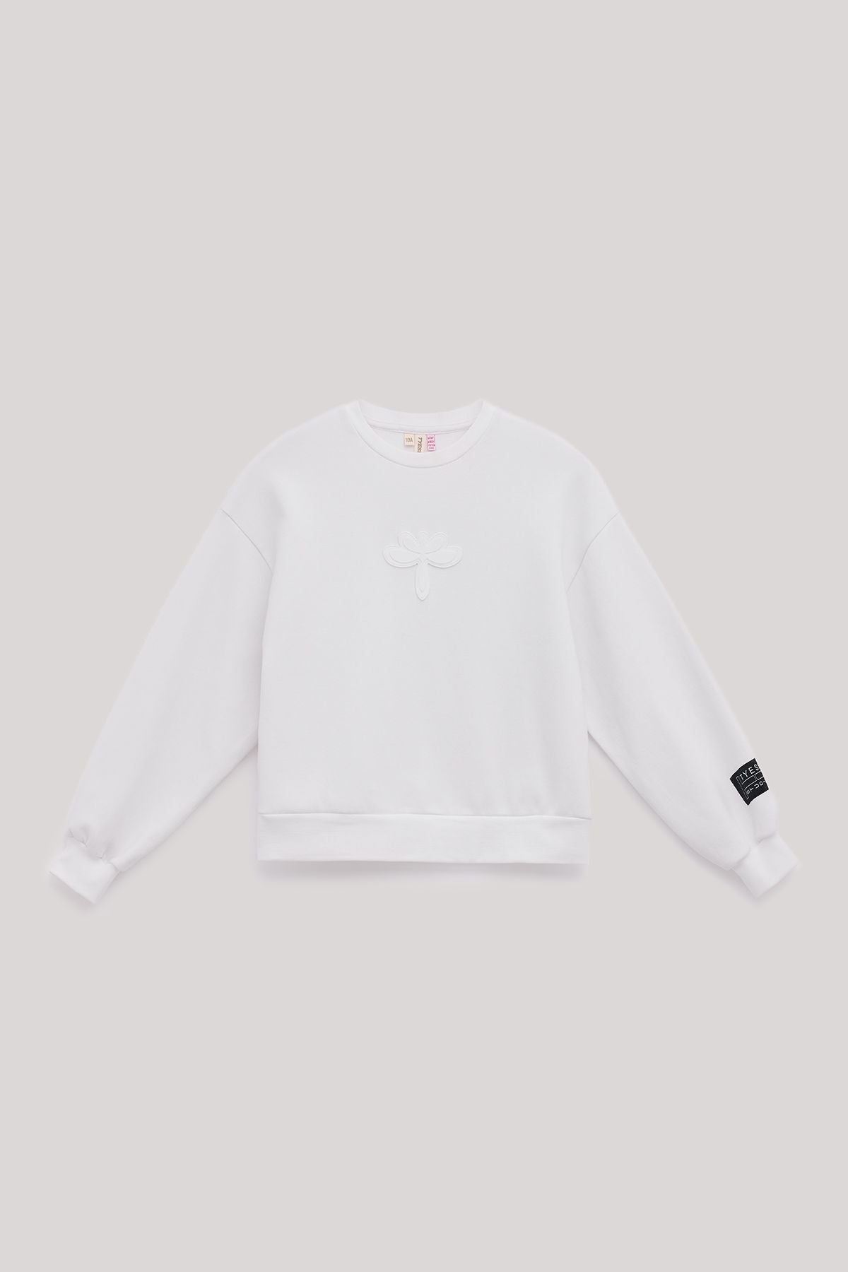 Girl White Sweatshirt - BgStore