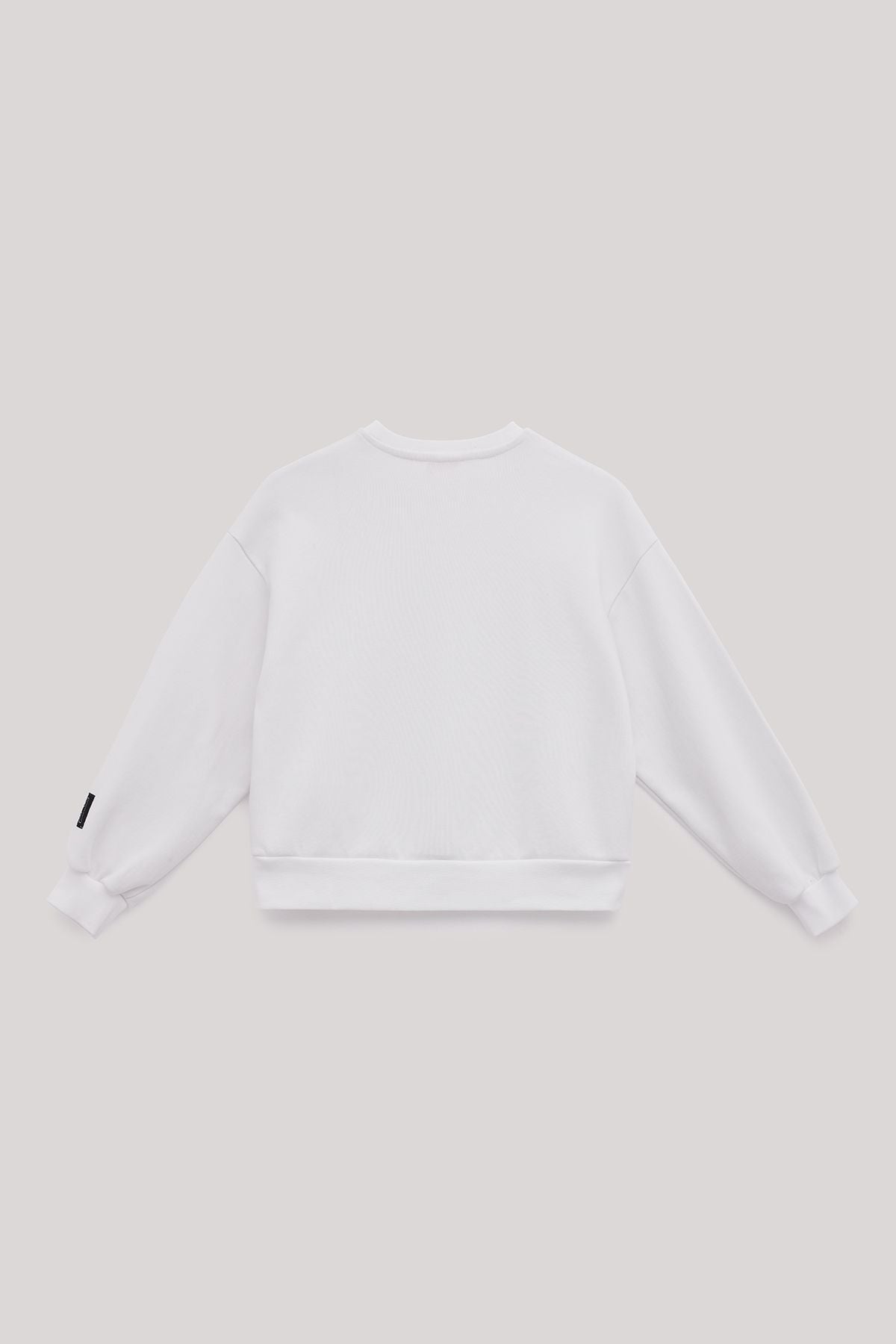 Girl White Sweatshirt - BgStore