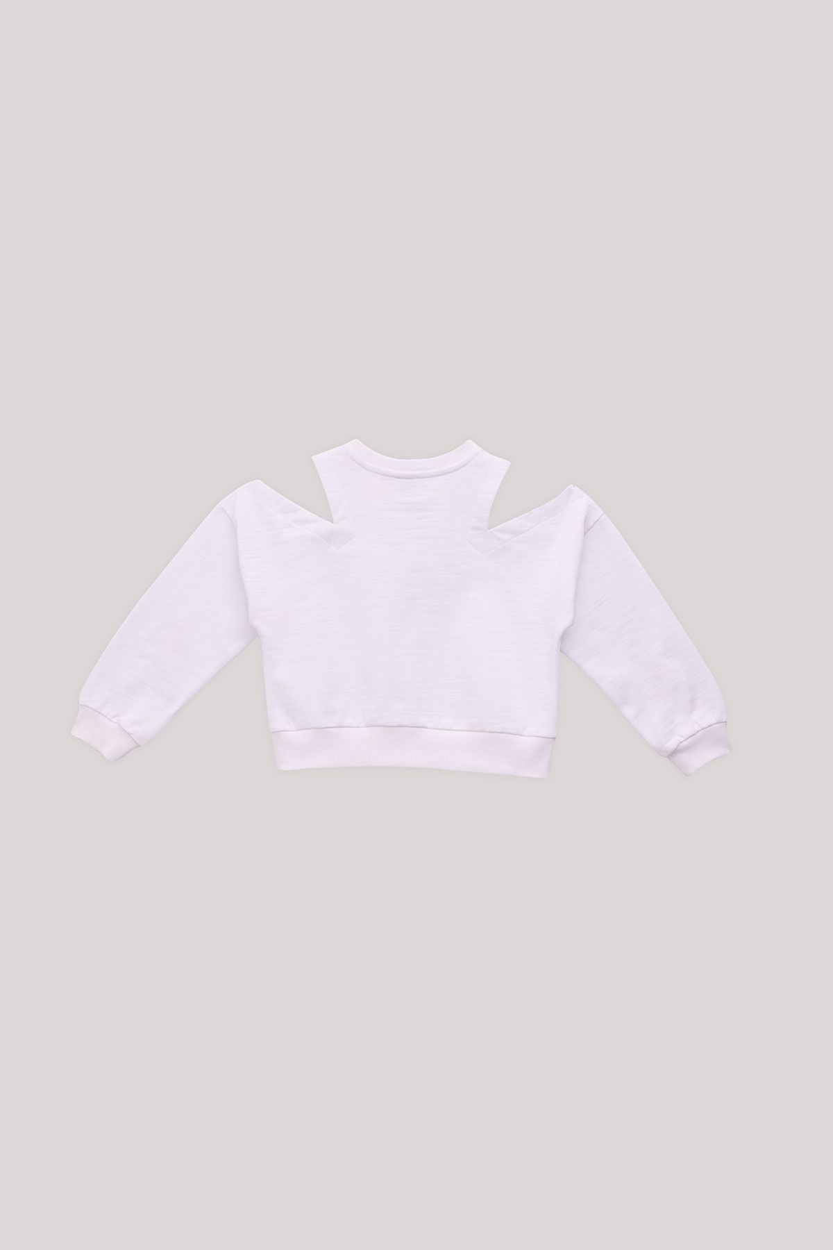 Girl White Sweatshirt - BgStore