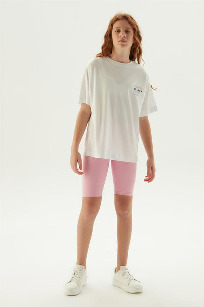 Girl White T-Shirt - BgStore