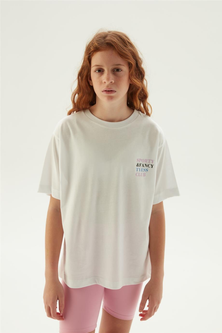 Girl White T-Shirt - BgStore