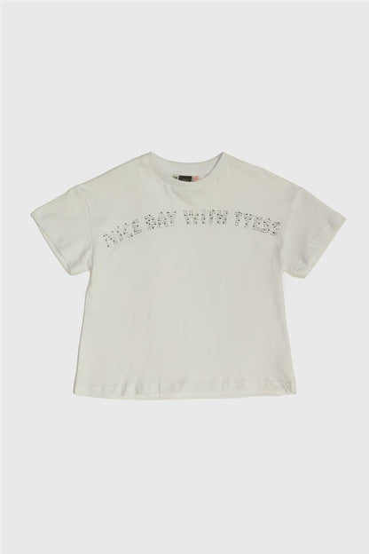 Girl White T-Shirt - BgStore