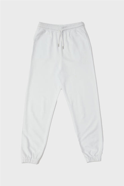 Girl White Tracksuit Bottom - BgStore