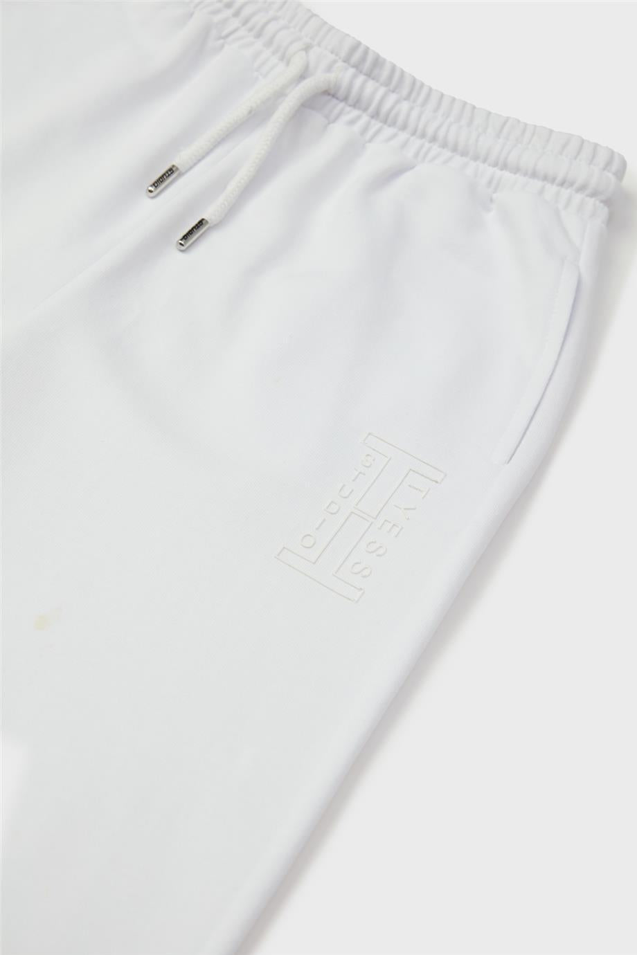 Girl White Tracksuit Bottom - BgStore