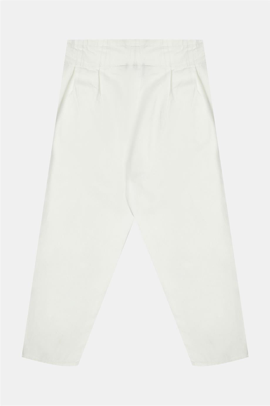 Girl White Trousers - BgStore