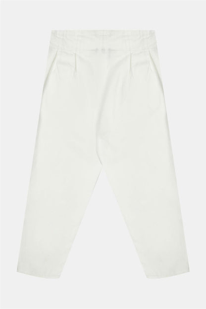 Girl White Trousers - BgStore