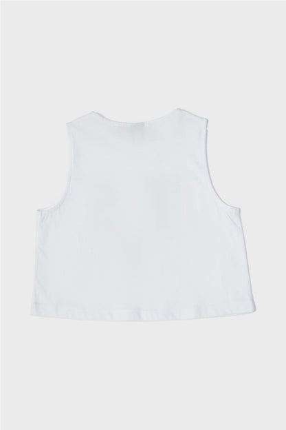 Girl White Undershirt - BgStore