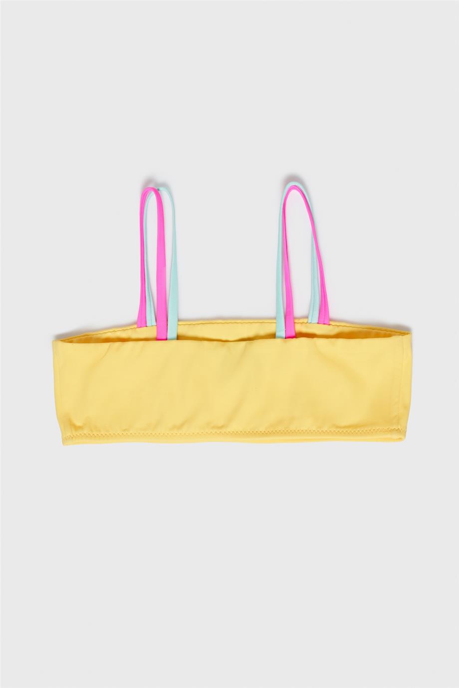 Girl Yellow Bikini Top - BgStore